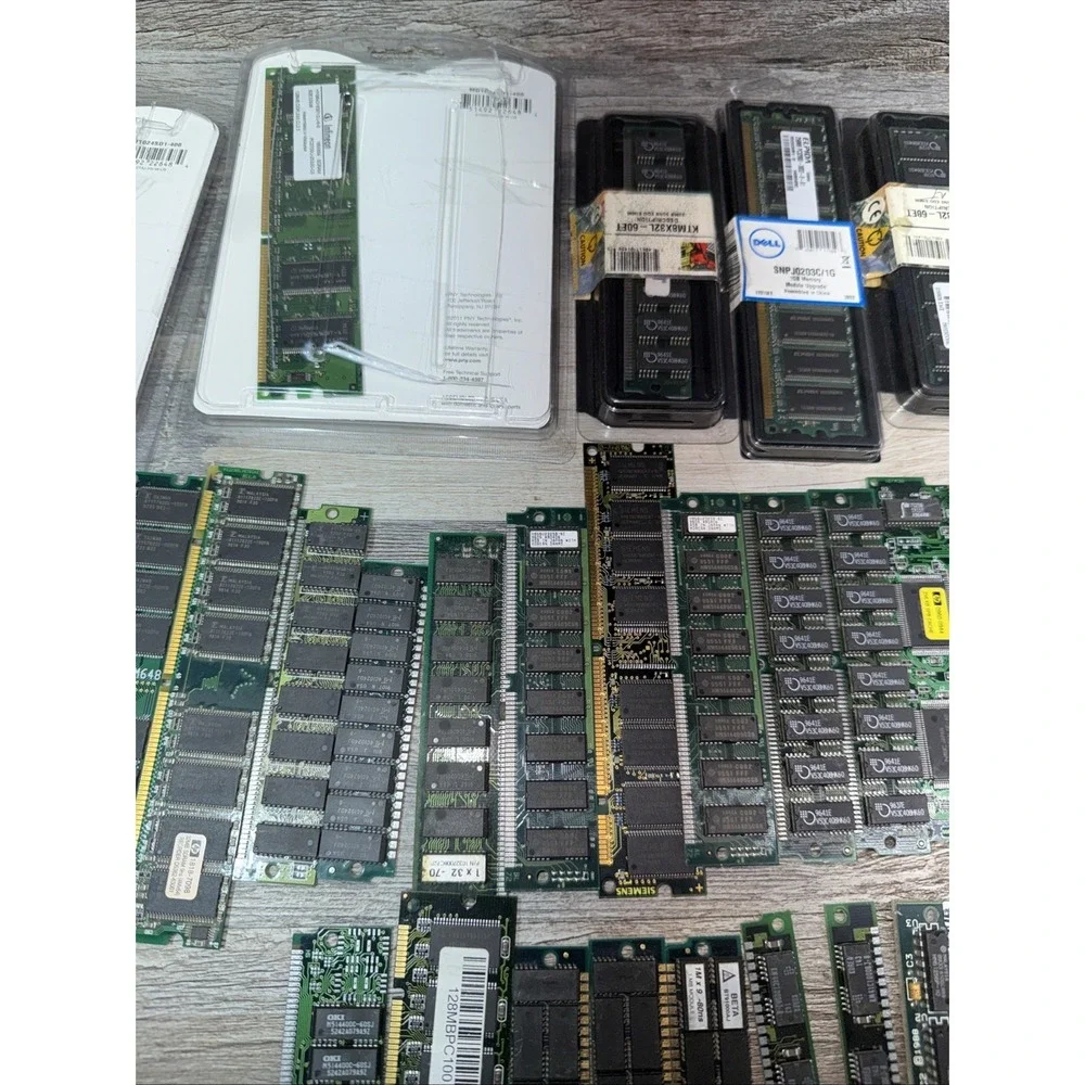 Bulk RAM Desktop Laptop Memory Mixed Brands Lot Of 53 / Untested